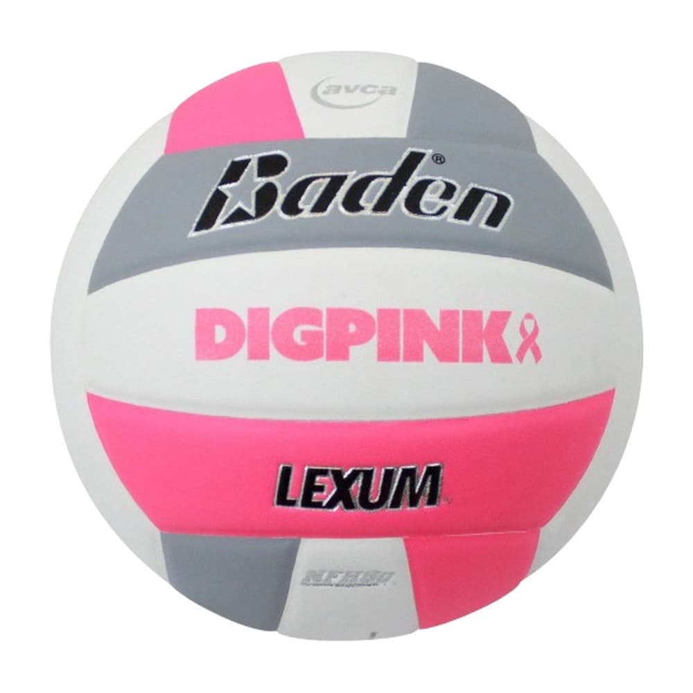 Lexum Dig Pink Microfiber Volleyball (Non-NFHS) from Baden