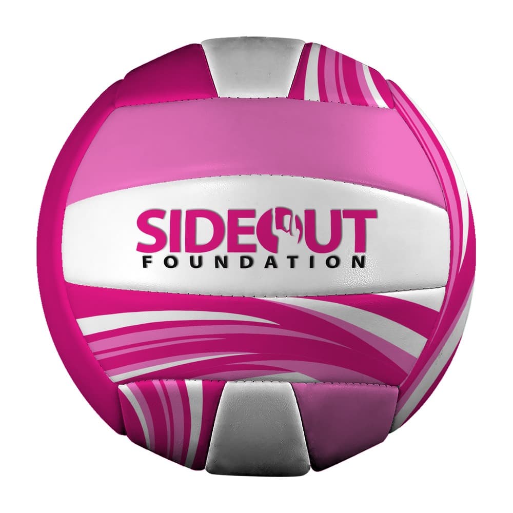 Dig Pink Sideout Mini Volleyball in Dig Pink from Baden