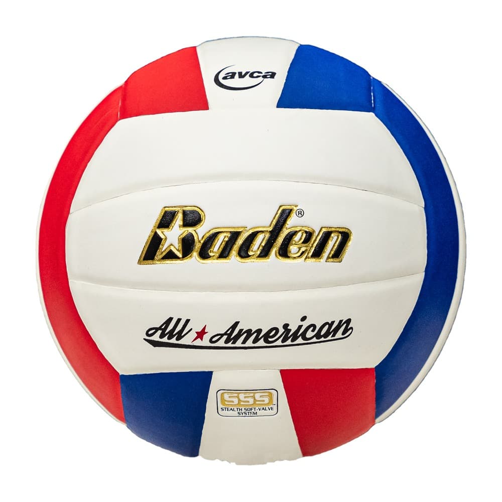 All-American Volleyball in Red / Navy / White from Baden