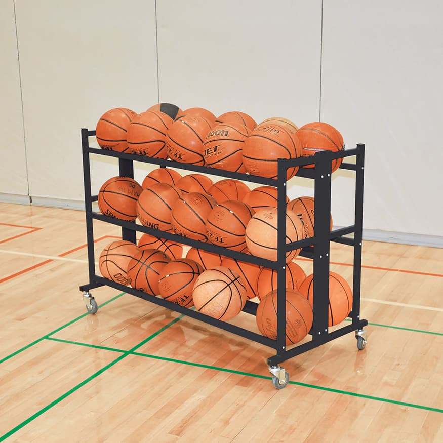 Ball Cart - Double - Atlas Series (30 Ball) from Jaypro Sports