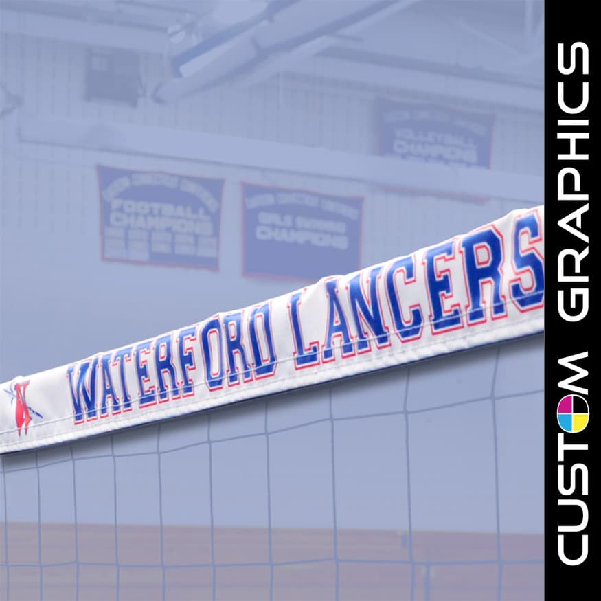 Customized Graphics - Volleyball Top Net Tape from Jaypro Sports