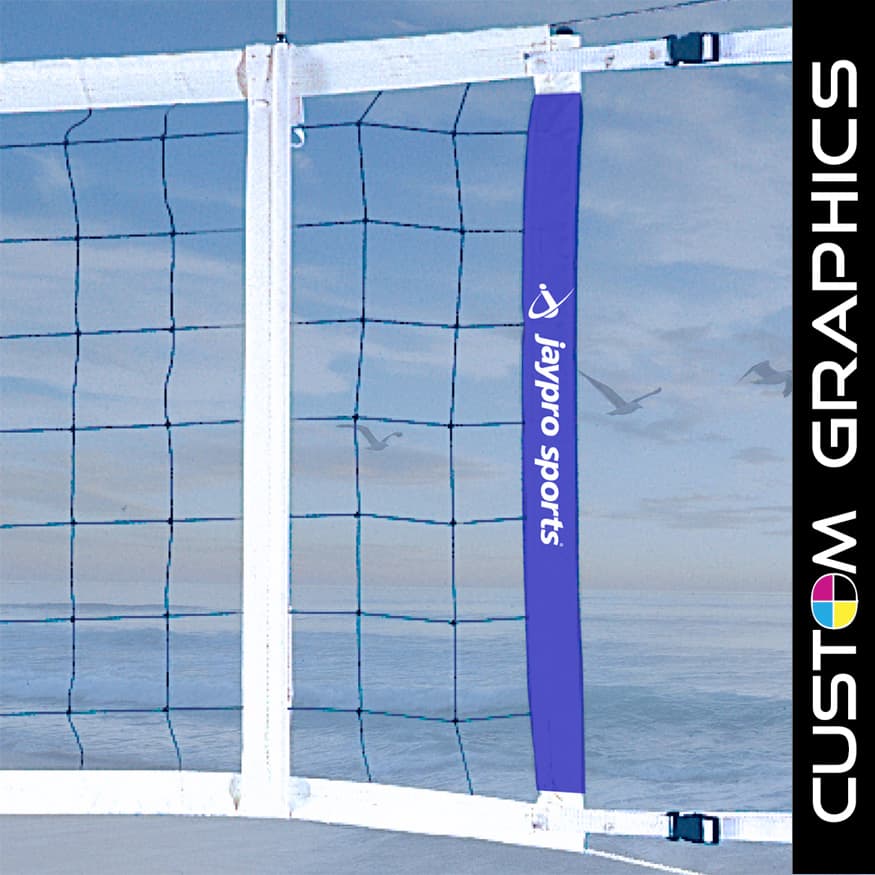 Customized Graphics - Volleyball Side Net Tapes from Jaypro Sports