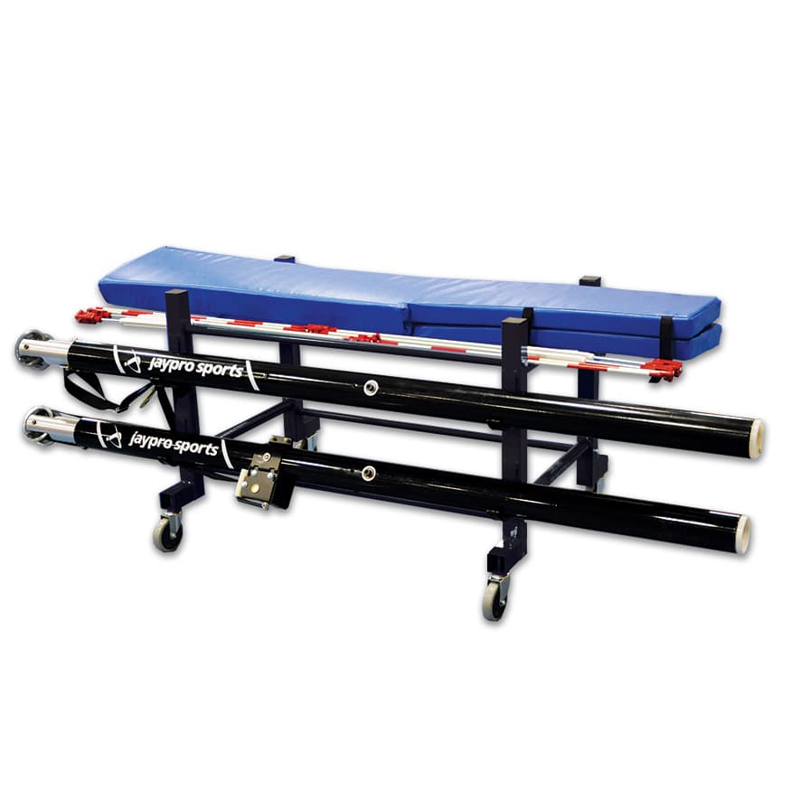 Volleyball Equipment Carrier (42 in.L x 32 in.W - 4 Poles) - Standard from Jaypro Sports