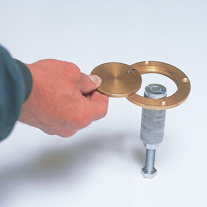 Floor Anchor - Floating Wood Floor Anchor (1-1/4 in. Cylinder) from Jaypro Sports
