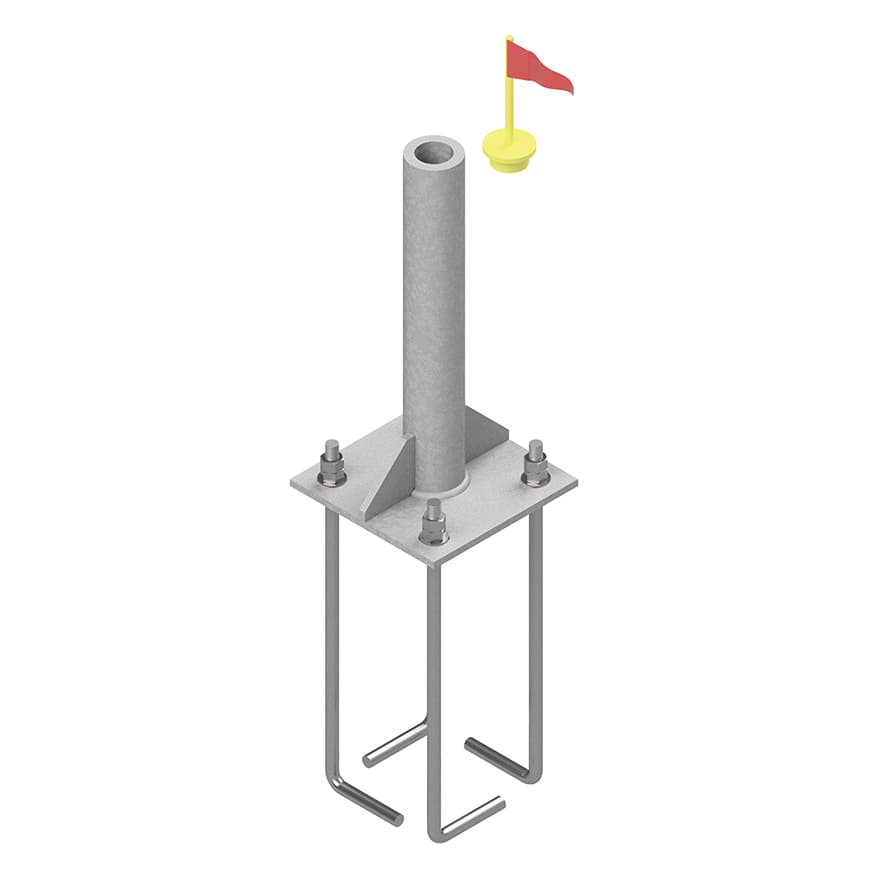 Sand Ground Inserts (Beach Volleyball System) from Jaypro Sports
