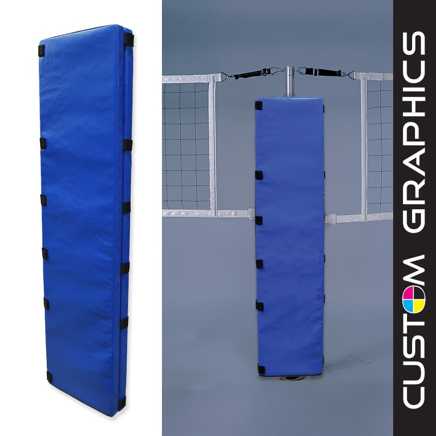 Protector Pad - Volleyball Center Upright Pads with Custom Graphics - For Competition Play from Jaypro Sports