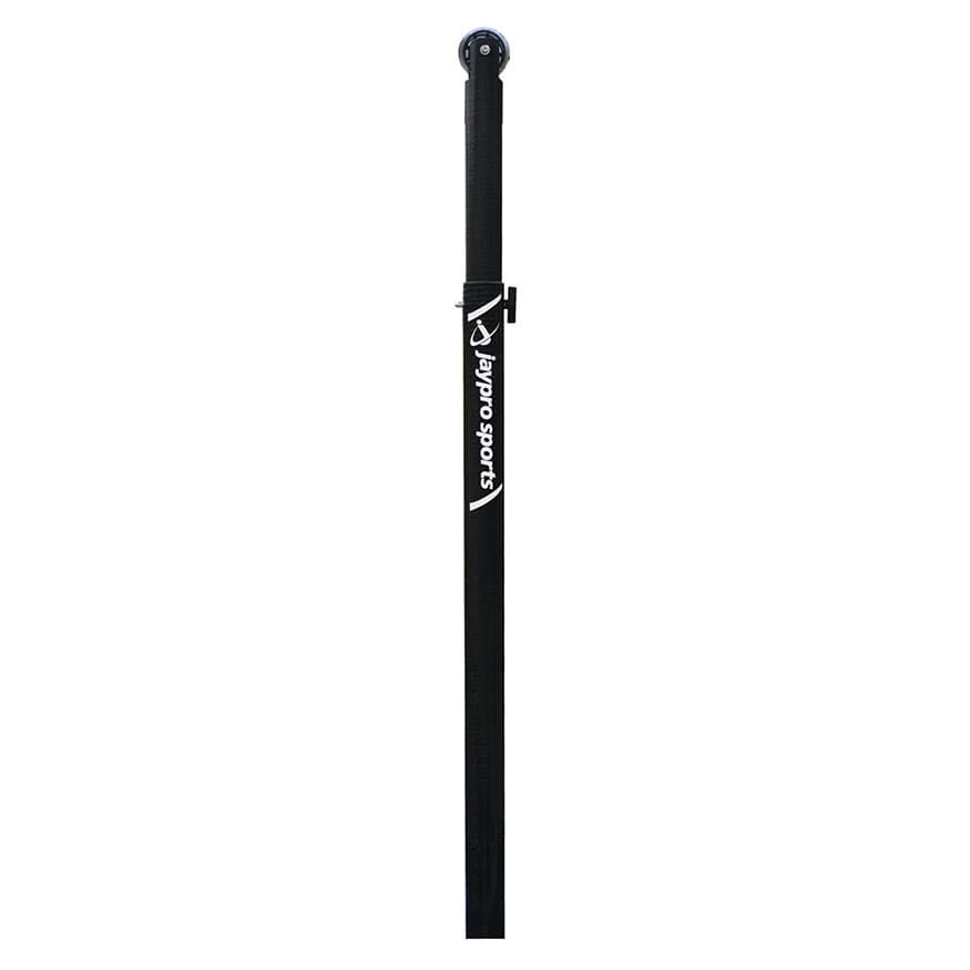 Carbon Ultralite Volleyball System with custom graphics (3 in. Floor Sleeve) - NFHS, NCAA, USVBA Compliant from Jaypro Sports