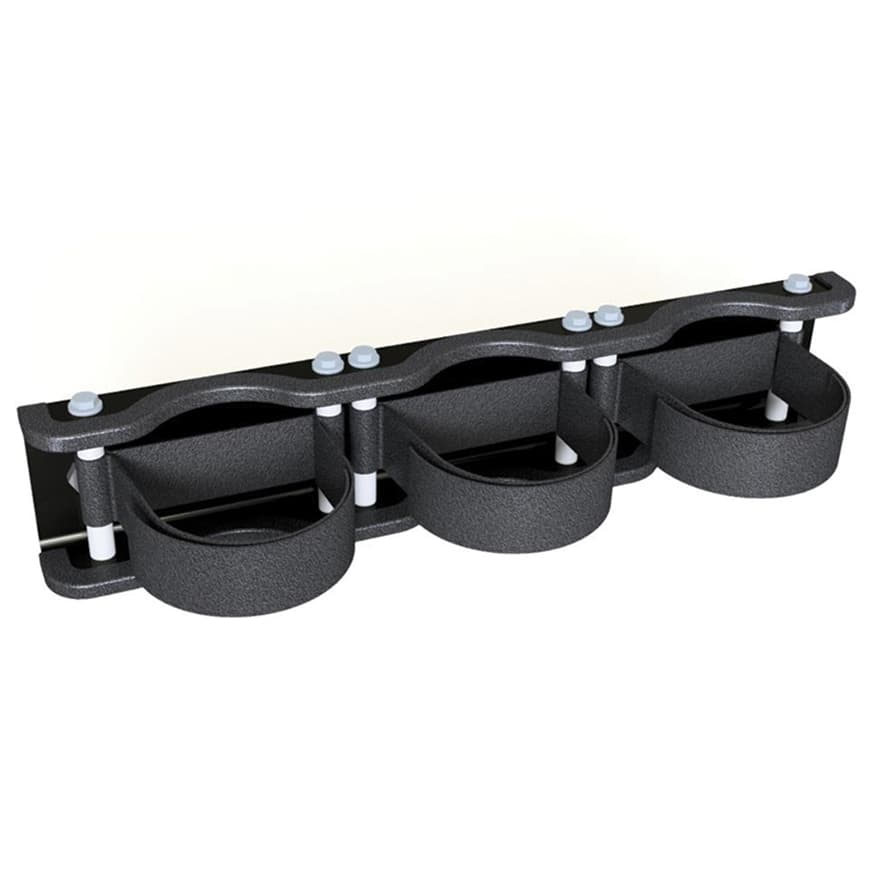 Volleyball Upright Storage Wall Rack - 3 Upright Capacity from Jaypro Sports
